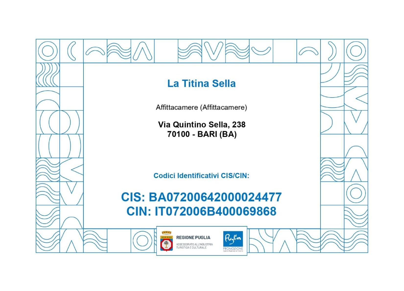 La Titina Sella Hotel Bari Exterior photo